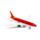 Flyline Jet Aeroplane Friction Pull Back Action Toy