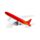 Flyline Jet Aeroplane Friction Pull Back Action Toy