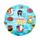 Summertime Adoramals Pool Party Inflatable Glitter Beach Ball