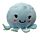 Queasy Squeezies Adoramals Sealife Octopus, Shark, Penguin Plush Squeezy Toy