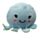 Queasy Squeezies Adoramals Sealife Octopus, Shark, Penguin Plush Squeezy Toy