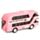 City Bus Pull Back Action Toy