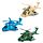 Helicopter Friction Light Up & Sound Push/Pull Action Toy