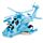 Helicopter Friction Light Up & Sound Push/Pull Action Toy