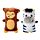 Switchlys Adoramals Zebra/Giraffe Tiger/Monkey Water Snake Toy