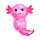 Squeezable Glitter Axolotl Stress Toy
