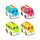 Cartoon Food Truck Friction Push/Pull Action Toy