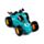 Lizard Race Car Friction Light Up & Sound Push/Pull Action Toy