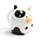 Bramley Bunch Farm Cow Upside Down Ceramic Shaped Mug