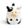 Bramley Bunch Farm Cow Upside Down Ceramic Shaped Mug