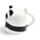 Pandarama Upside Down Ceramic Shaped Mug