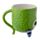 Monstarz Monster Green Upside Down Ceramic Shaped Mug