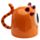 Monstarz Monster Orange Upside Down Ceramic Shaped Mug