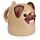Mopps Pug Upside Down Ceramic Shaped Mug