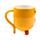 Capybara Upside Down Ceramic Shaped Mug