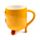 Capybara Upside Down Ceramic Shaped Mug