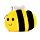 Bumble Bee Microwavable Plush Lavender Heat Pack