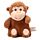 Monkey Microwavable Plush Lavender Heat Pack