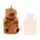 Capybara 650ml Hot Water Bottle with Plush Cover