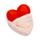 J'Adoramals Heart Shaped Set of 2 Plush Hand Warmers