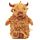 Highland Coo Cow 650ml Hot Water Bottle with Plush Cover