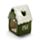 Christmas Gingerbread House Tea Light Candle Holder - Red & Green