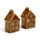 Christmas Gingerbread House Tea Light Candle Holder - Iced