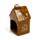 Christmas Gingerbread House Tea Light Candle Holder - Iced