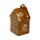 Christmas Gingerbread House Tea Light Candle Holder - Iced