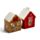 Christmas Gingerbread House Tea Light Candle Holder - Ribbons