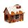 Christmas Gingerbread Lane Cat Playhouse 100% Cardboard Cat Den