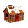 Christmas Gingerbread Lane Cat Playhouse 100% Cardboard Cat Den
