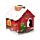 Christmas Santa's Grotto Cat Playhouse 100% Cardboard Cat Den