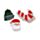 Jingle Bunch Set of 3 Christmas Mini Hair Claw Clips