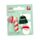 Jingle Bunch Set of 3 Christmas Mini Hair Claw Clips