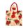 Foldable Reusable Shopping Bag Christmas Botanicals