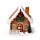 Gingerbread Bakery Christmas House LED Decoration