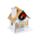 Winter Wonderland Christmas Wreath House LED Decoration