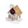 Winter Wonderland Christmas Wreath House LED Decoration