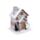 Silver Birch Christmas House LED Decoration