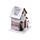 Silver Birch Christmas House LED Decoration