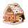Christmas Gingerbread Baker Street Shaped 130pc Shaped Jigsaw Puzzle