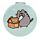 Christmas Pusheen the Cat Compact Mirror