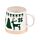 Green Reindeer Tapered Stoneware Mug