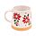 Poinsettia Tapered Stoneware Mug