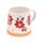 Poinsettia Tapered Stoneware Mug