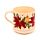 Christmas Botanicals Porcelain Mug & Coaster Lid Set