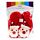Christmas Santa Plush Toesties Heat Pack Warmer Slippers
