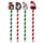 Christmas Characters Pencil with Eraser Topper