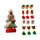 Jingle Bunch Christmas Erasers in a Christmas Tree Shaped Pot